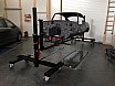 Karosseriemontage auf unser Drehgestell... - Jaguar E-Type  3,8 ltr. Serie 1 FHC Baujahr 1964